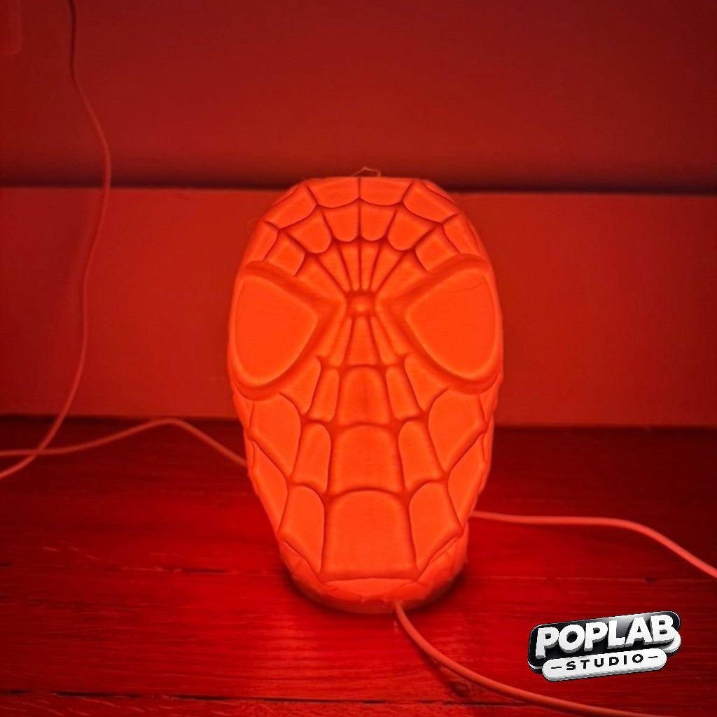 Lampe de chevet ou déco inspiration Spider-Man