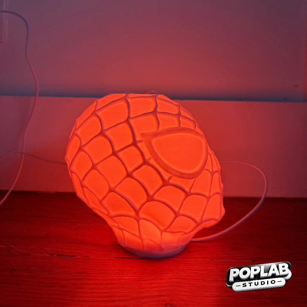 Lampe de chevet ou déco inspiration Spider-Man