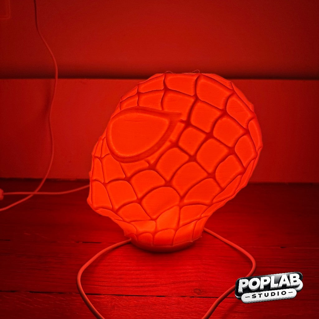 Lampe de chevet ou déco inspiration Spider-Man