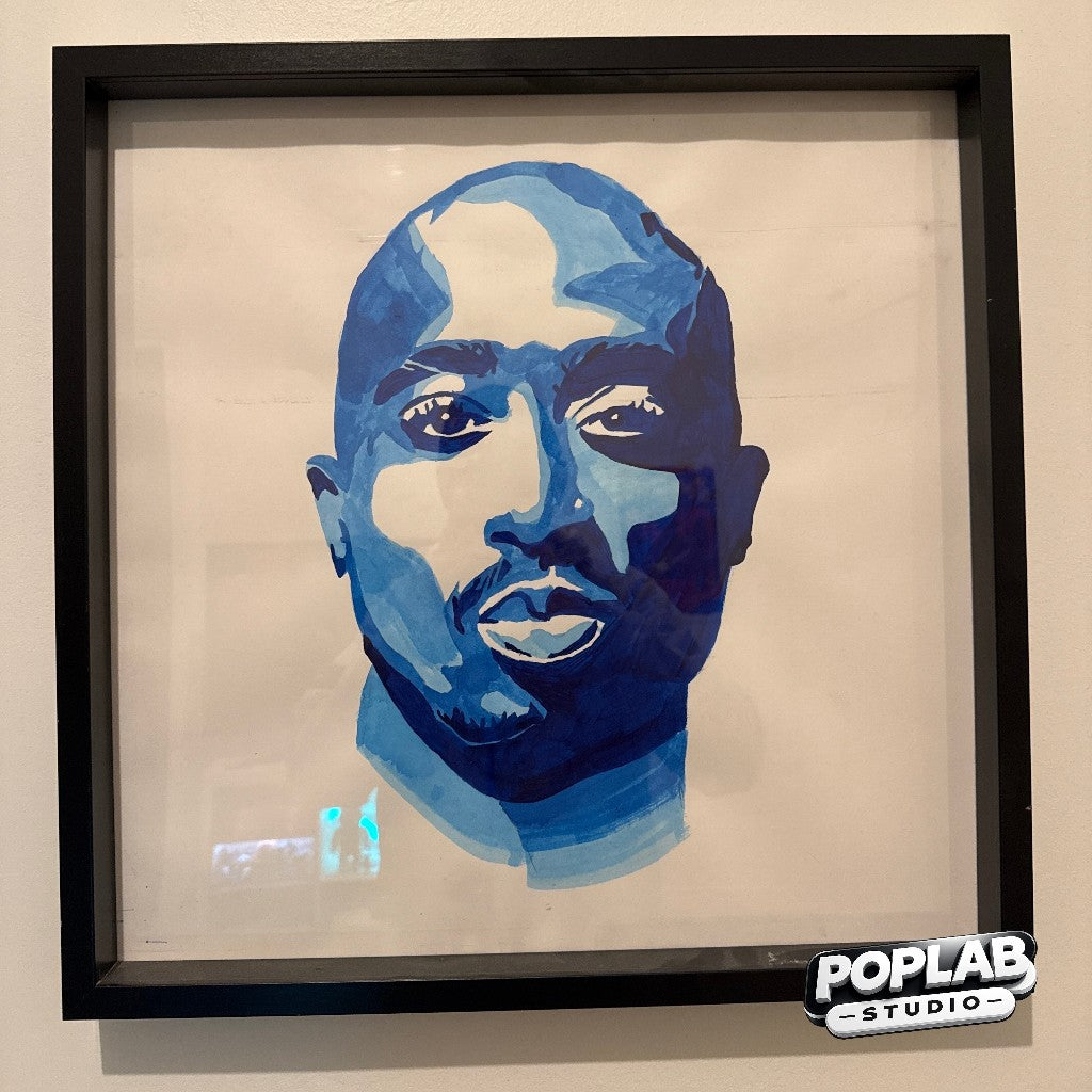 Tableau portrait Tupac Shakur