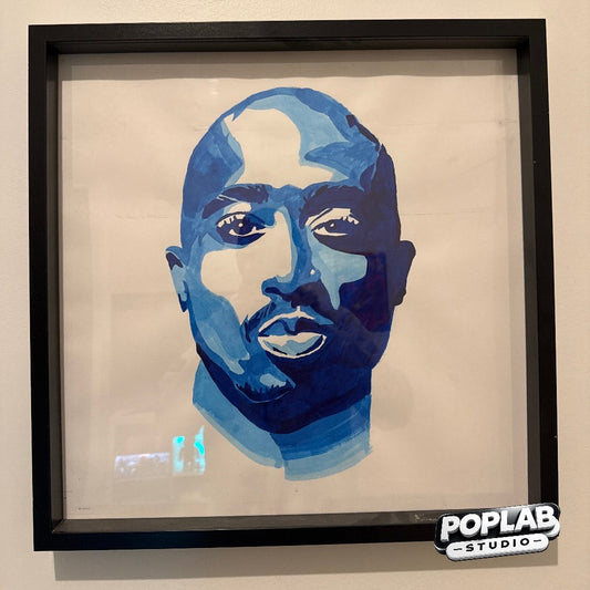 Tableau portrait Tupac Shakur